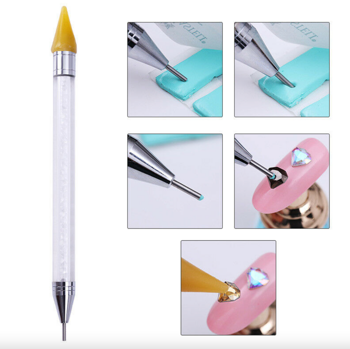 Rhinestones Pick Up And Remove Wax Pen – JB Nail Supply