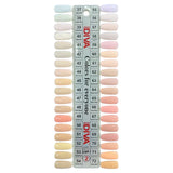 DND Diva Colour Sample Chart - 288 Colours