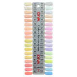 DND Diva Colour Sample Chart - 288 Colours