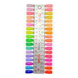 DND Diva Colour Sample Chart - 288 Colours