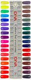 DND Diva Colour Sample Chart - 288 Colours
