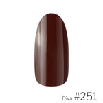 DND DIVA - #251 Chocolate Red