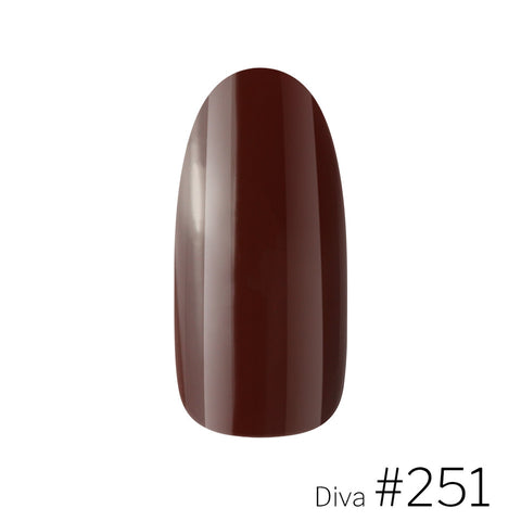 DND DIVA - #251 Chocolate Red