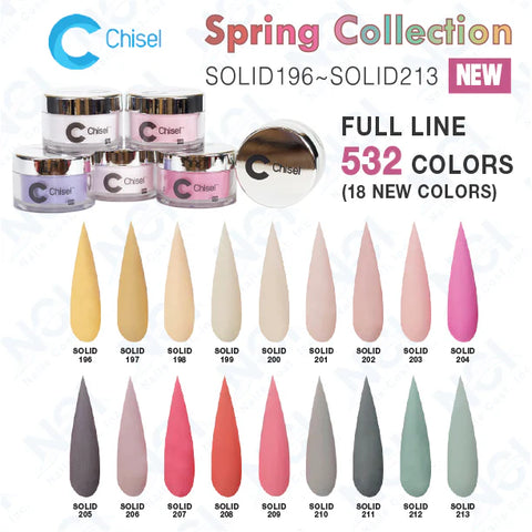 CHISEL Solid Collection #201 To #231 - 2oz