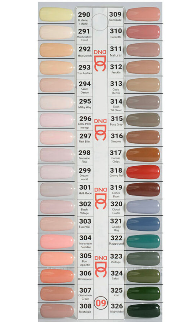 Dnw Color DND DC Colour Sample Chart - 396 Colours – JB Nail Supply