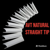 AVT Natural Straight Tip #0 to #10 (min: 5 bags)
