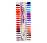 Tgel Colour Sample Chart - 216 Colours