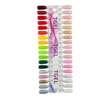 Tgel Colour Sample Chart - 216 Colours