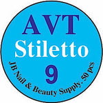 AVT Natural Stiletto Tip #0 to #10 (min: 5 bags)