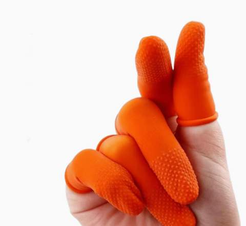 JB Latex Finger Glove Rubber - 100pcs