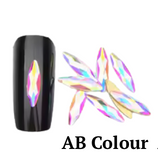 Nail Art – Rhinestones in AB and Aura Colour
