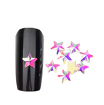 Nail Art – Rhinestones in AB and Aura Colour