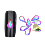 Nail Art – Rhinestones in AB and Aura Colour