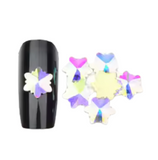 Nail Art – Rhinestones in AB and Aura Colour