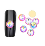 Nail Art – Rhinestones in AB and Aura Colour