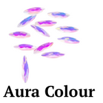 Nail Art – Rhinestones in AB and Aura Colour