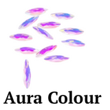 Nail Art – Rhinestones in AB and Aura Colour