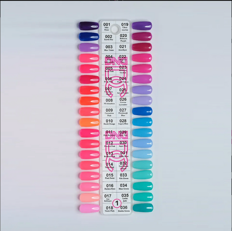 DND DC Colour Sample Chart - 396 Colours