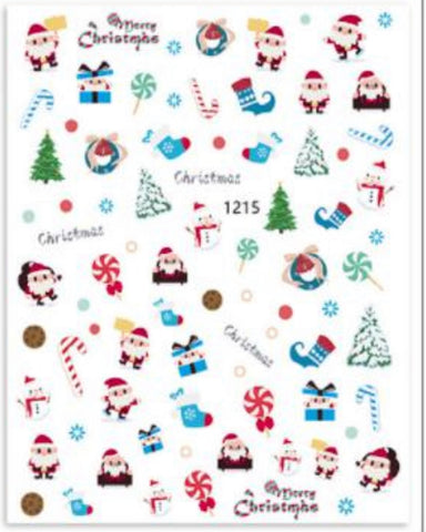 JOYFUL Nail Sticker Xmas 1215