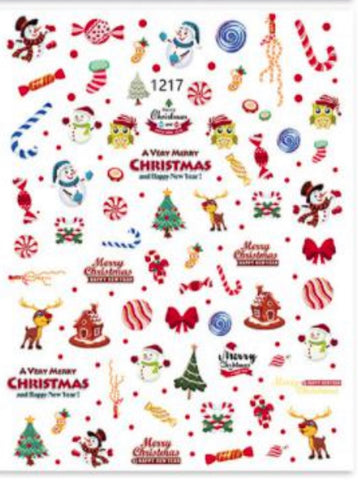 JOYFUL Nail Sticker Xmas 1217 - 903