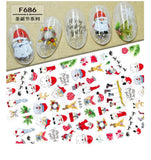 High Quality Nail Sticker Xmas F686