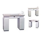 NBS Nail Table Marble Top LAV - Single