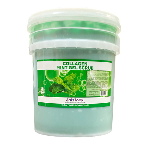 KDS Pedicure Scrub Mint Gel - Bucket - 5 Gallon