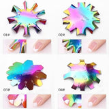 French Line Edge Nail Cutter Smile Shape Trimmer Clipper Plate Styling Forms Manicure Nail Art Tools